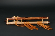 Satinwood Native American Flute, Medicine Man, Mid G-4, #D118Ga
